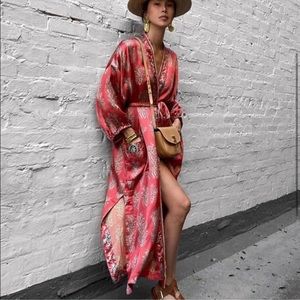 Zara Hanoi kimono robe size XS